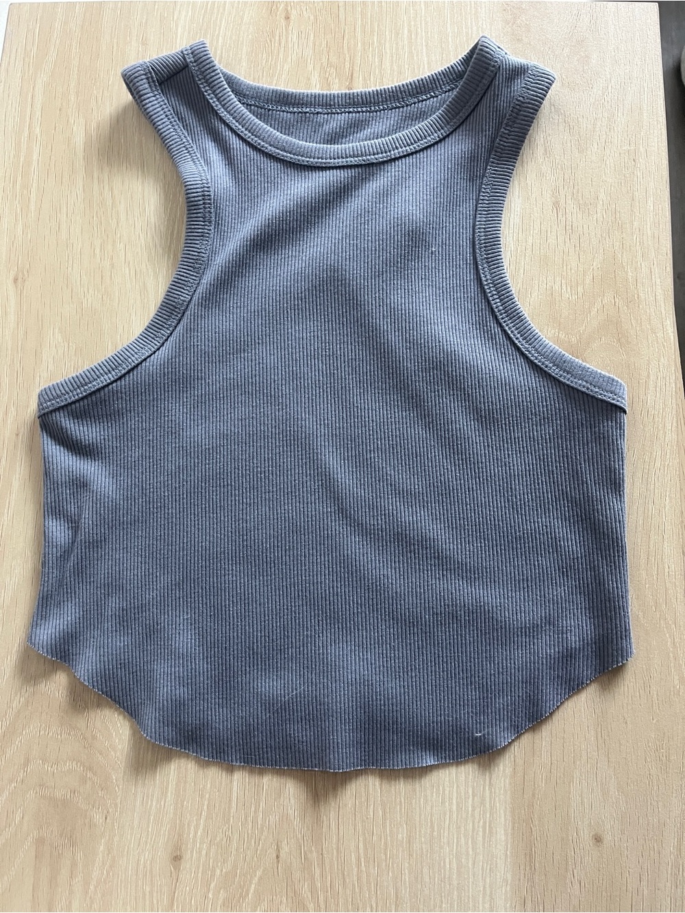 wild fable Ribbed Tank Top in Dusty Blue